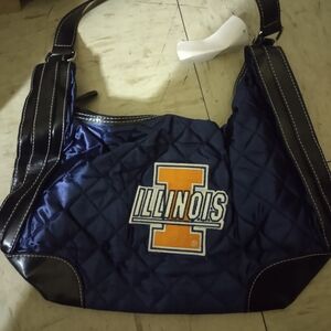 Illinois State University Quilted Shoulder Bag